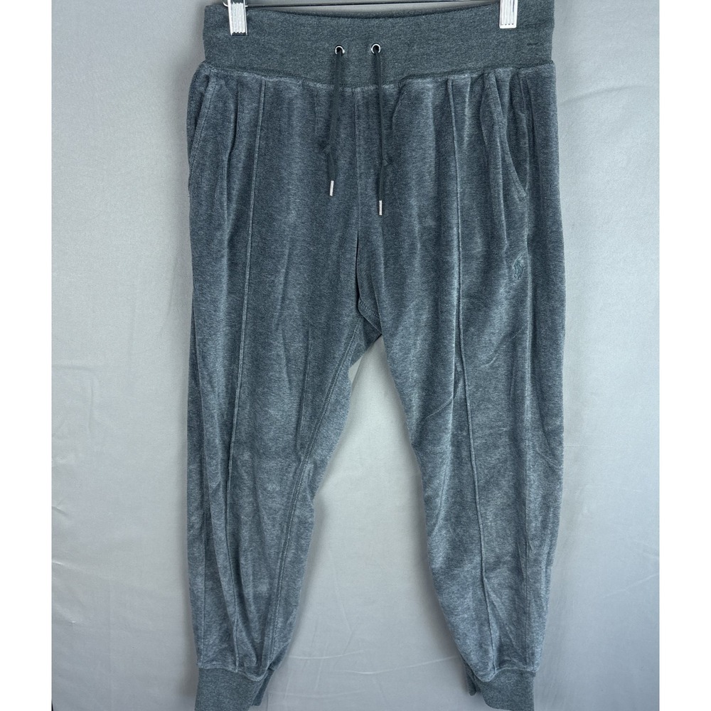 Polo Ralph Lauren Velour Jogger Pants Men's XS Gray Loungewear Cotton Blend